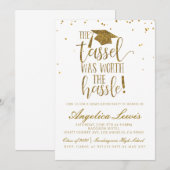 Tassel Worth of the Hassle Afstuderen Kaart (Voorkant / Achterkant)