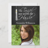 Tassel Worth of the Hassle Photo Afstuderen Kaart (Voorkant)