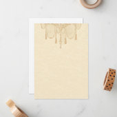 Tassels in goudsmederij notitiekaartje (Voorkant / Achterkant in situ)