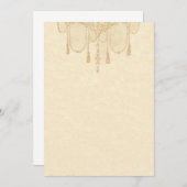 Tassels in goudsmederij notitiekaartje (Voorkant / Achterkant)