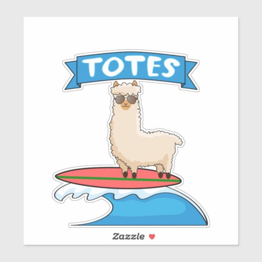 Tassen Alpaca Sticker (Vel)
