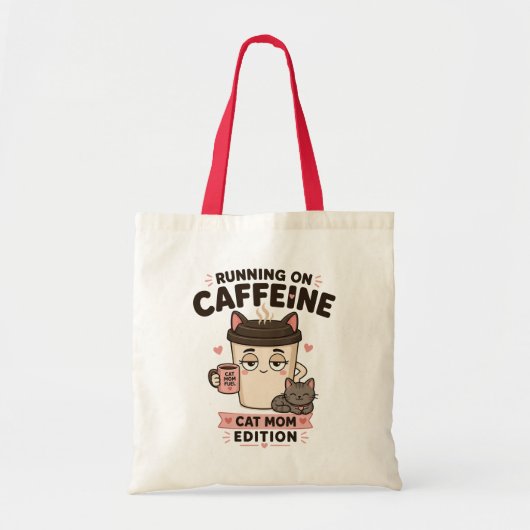 Tassen cadeau voor grappige kattenmoeder die op ca (Voorkant)