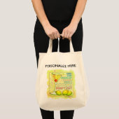 Tassen, kruidenierswaren - Lemon Drop Martini Tote Bag (Voorkant (product))