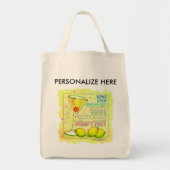Tassen, kruidenierswaren - Lemon Drop Martini Tote Bag (Voorkant)