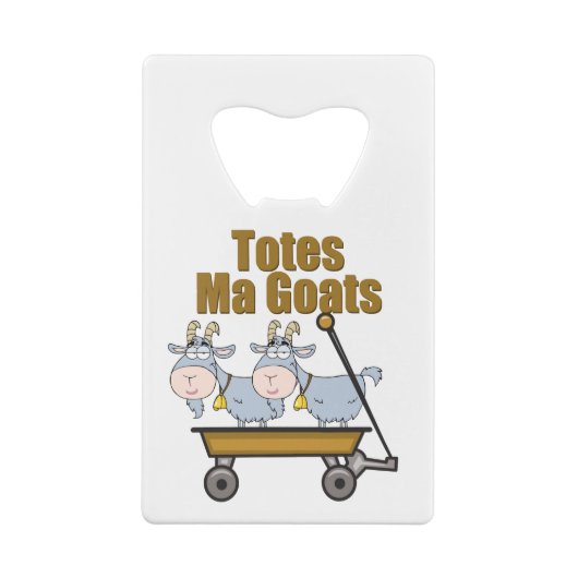 Tassen Ma Goats Creditkaart Flessenopener (Achterkant)