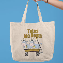 Tassen Ma Goats Funny Canvas tas