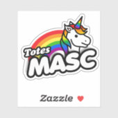 Tassen masc sticker (Vel)