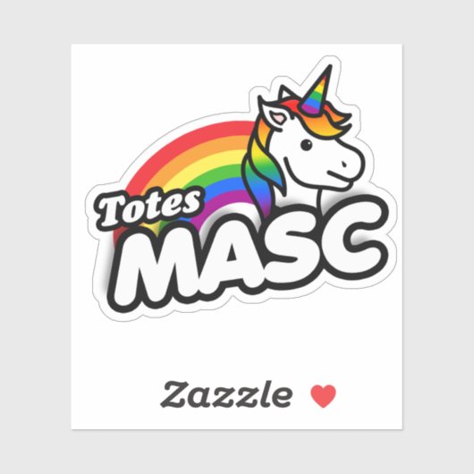 Tassen masc sticker (Vel)
