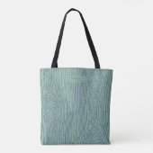 Tassen met abstract patroon in Navy groene houtner (Achterkant)