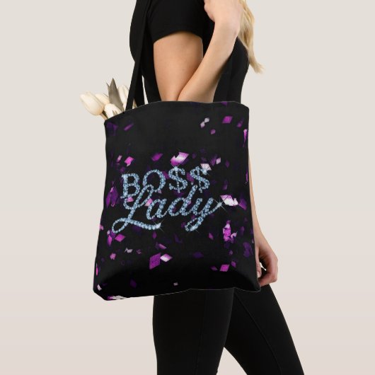 Tassen met all-over-print van Boss Lady (Dichtbij)
