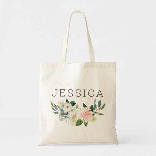 Tassen met blozende bloemen (Voorkant)