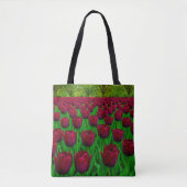 Tassen met bordeaux tulpen (Voorkant)