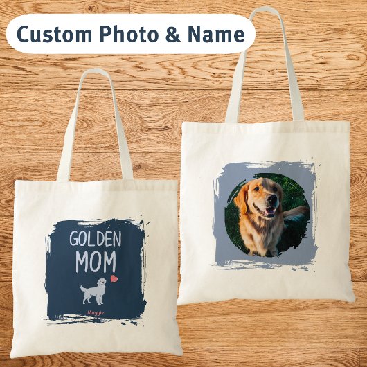 Tassen met eigen foto en naam Goud Retriever Moede