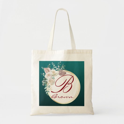 Tassen met gepersonaliseerde naam en monogram (Voorkant)