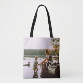 Tassen met hartfamiliefoto-script op maat cadeau
