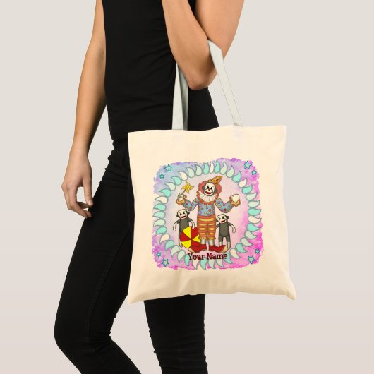 Tassen met Sock Monkey Clown (Voorkant (product))