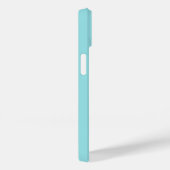 Tassen met turquoise bloemen en monogram | Bruidsf Case-Mate iPhone Case (Achterkant / Rechts)