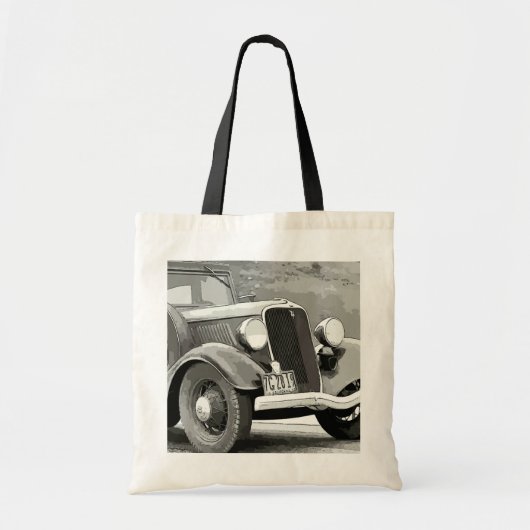 Tassen met vintage auto-motief (Voorkant)