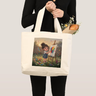 Tassen met vrolijke meisjesschilderijen