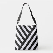 Tassen met zwart-wit gestreepte monogrammen (Achterkant)