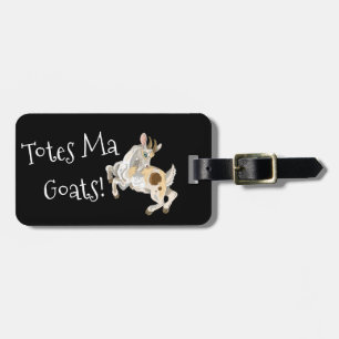 Tassen, mevrouw Goats! Bagagelabel