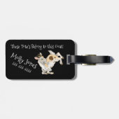 Tassen, mevrouw Goats! Bagagelabel (Achterkant horizontaal)