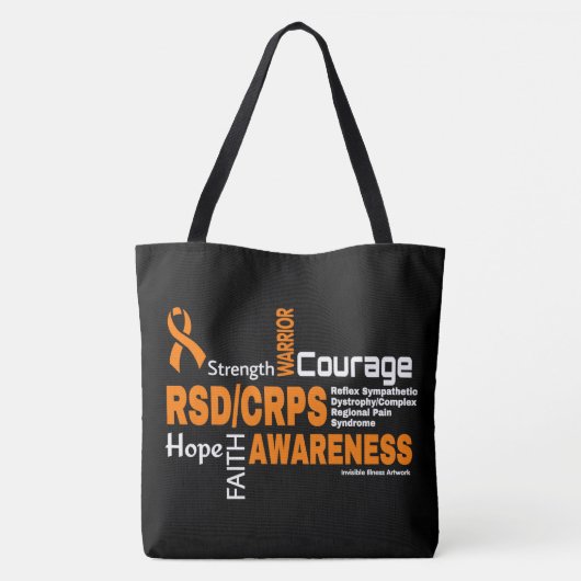 Tassen...RSD/CRPS Boodschappentas Tote Bag (Achterkant)