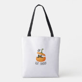 Tassen van trucs Halloween Canvas tas | Funny Witc (Achterkant)