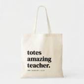 Tassen Verbazingwekkende Leraar Canvas tas (Voorkant)