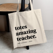 Tassen Verbazingwekkende Leraar Canvas tas