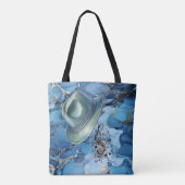 Tassen voor Dads Mood Music Blue Fedora Medium Sho (Achterkant)