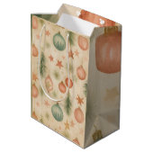 Tassen voor vintage ornament cadeaus medium cadeauzakje (Achterkant Gekanteld)