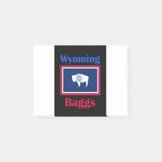 Tassen Wyoming Post-it® Notes (Voorkant)