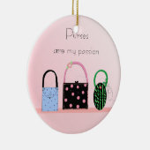 Tassen Zijn Mijn Passie Keramisch Ornament (Rechts)