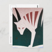 tassie tijger briefkaart (Voorkant / Achterkant)