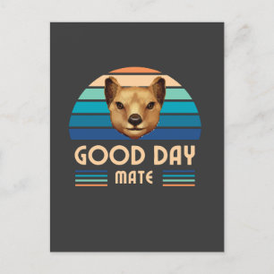 Tassie Tijger Thylacine Tasmaanse Wolf Retro Briefkaart