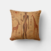 Tassili n'Ajjer Oude Rotskunst Kussen (Voorkant)
