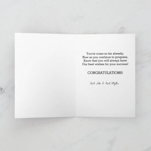 Tassle Hassel Afstuderen Kaart (Binnen)