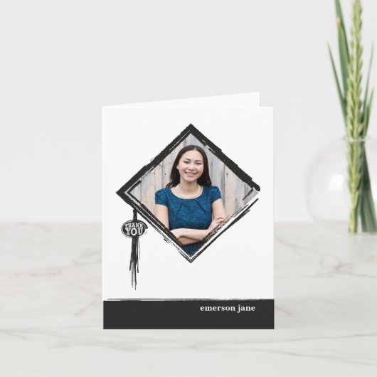 Tassle Notecard Bedankkaart (Voorkant)