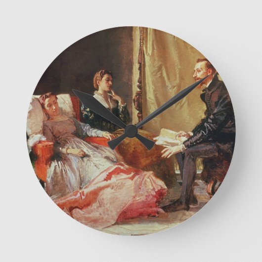 Tasso en Elenora D'Este Ronde Klok (Voorkant)