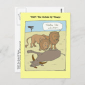 Tasta's als kippen briefkaart (Voorkant / Achterkant)