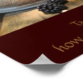 Taste And See How Very Good The Lord Is Poster (Hoek)