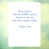 Taste and See that the Lord Is Good Raamsticker (Vel 3)