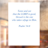 Taste and See that the Lord Is Good Raamsticker (Vel 2)