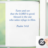 Taste and See that the Lord Is Good Raamsticker (Huis)