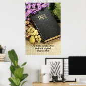 Taste en zorg dat de Heer goed is Poster (Thuiskantoor)