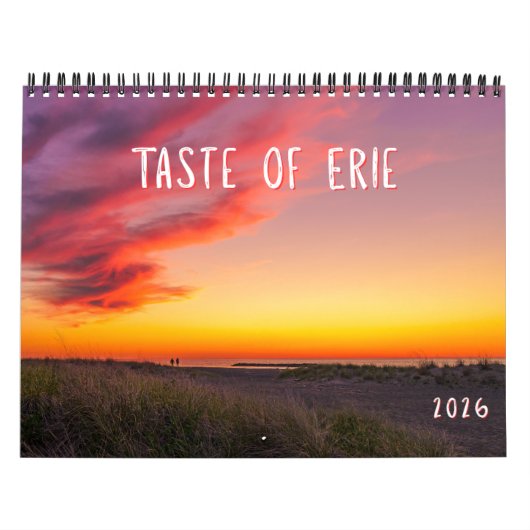 Taste of Erie 2026 Landscape Calendar  Kalender (Hoes)
