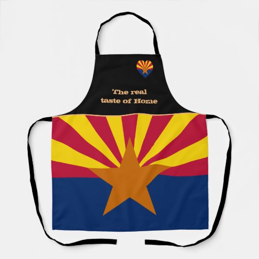 Taste of Home & Arizona Flag, Arizona /USA Koking Schort (Voorkant)