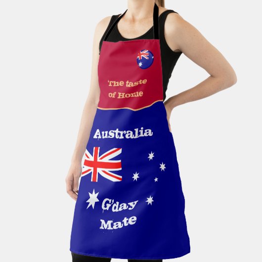 Taste of Home & Australian Flag /Australia Cooking Schort (Insitu)