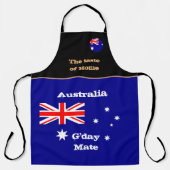 Taste of Home & Australian Flag /Australia Cooking Schort (Voorkant)
